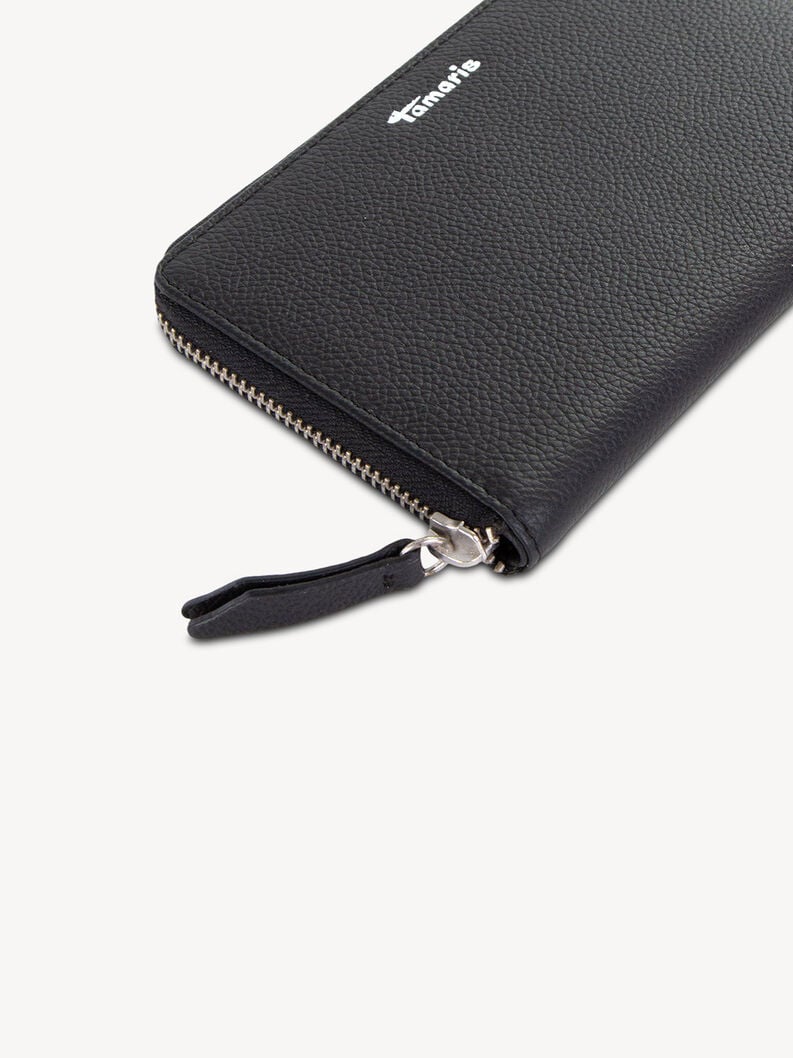 portafoglio in pelle - nero 50013-100 compra tamaris borse zaini online