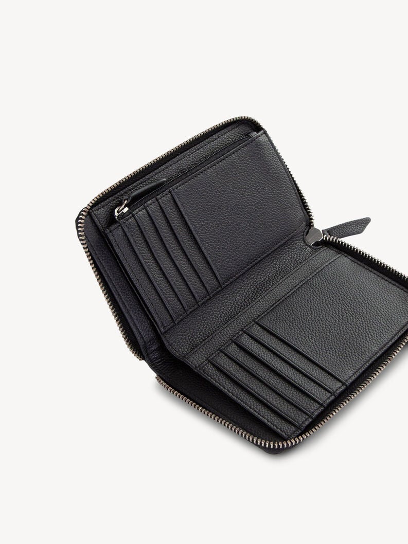 portafoglio in pelle - nero 50013-100 compra tamaris borse zaini online