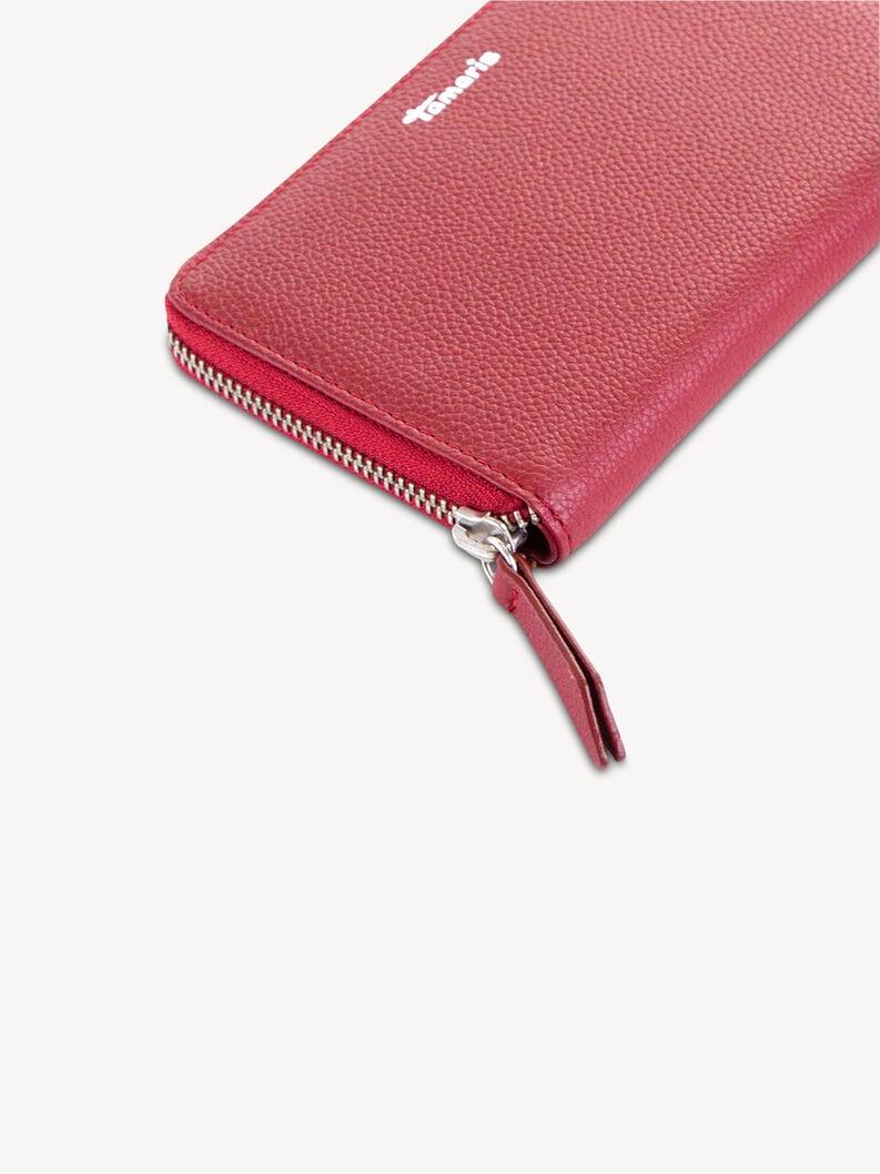 portafoglio in pelle - rosso 50013-600 compra tamaris borse zaini online