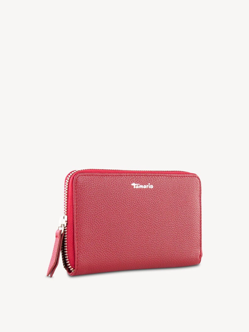 portafoglio in pelle - rosso 50013-600 compra tamaris borse zaini online
