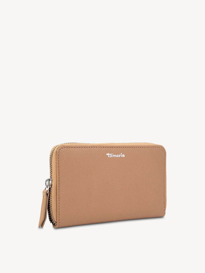 portafoglio in pelle - beige 50013-920 compra tamaris borse zaini online