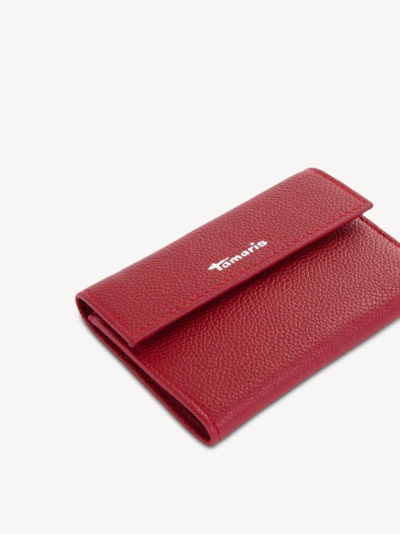 portafoglio in pelle - rosso 50016-600 compra tamaris borse zaini online