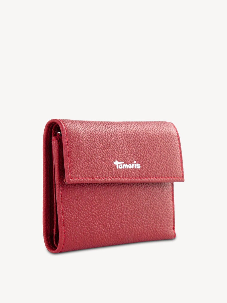 portafoglio in pelle - rosso 50016-600 compra tamaris borse zaini online