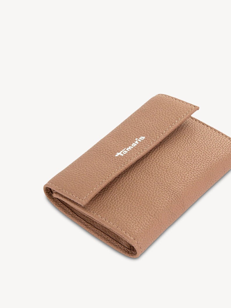 portafoglio in pelle - beige 50016-920 compra tamaris borse zaini online