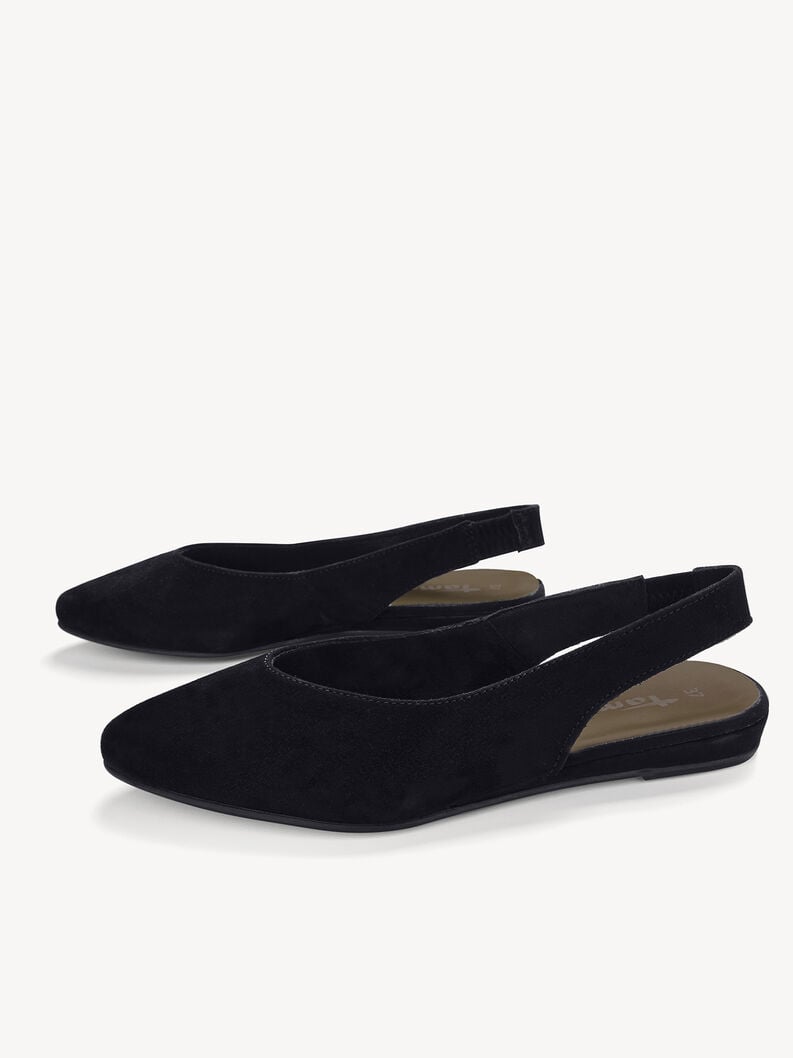 imbracatura di cuoio ballerine - nero 1-29406-42-001 compra tamaris lederschuhe für damen online