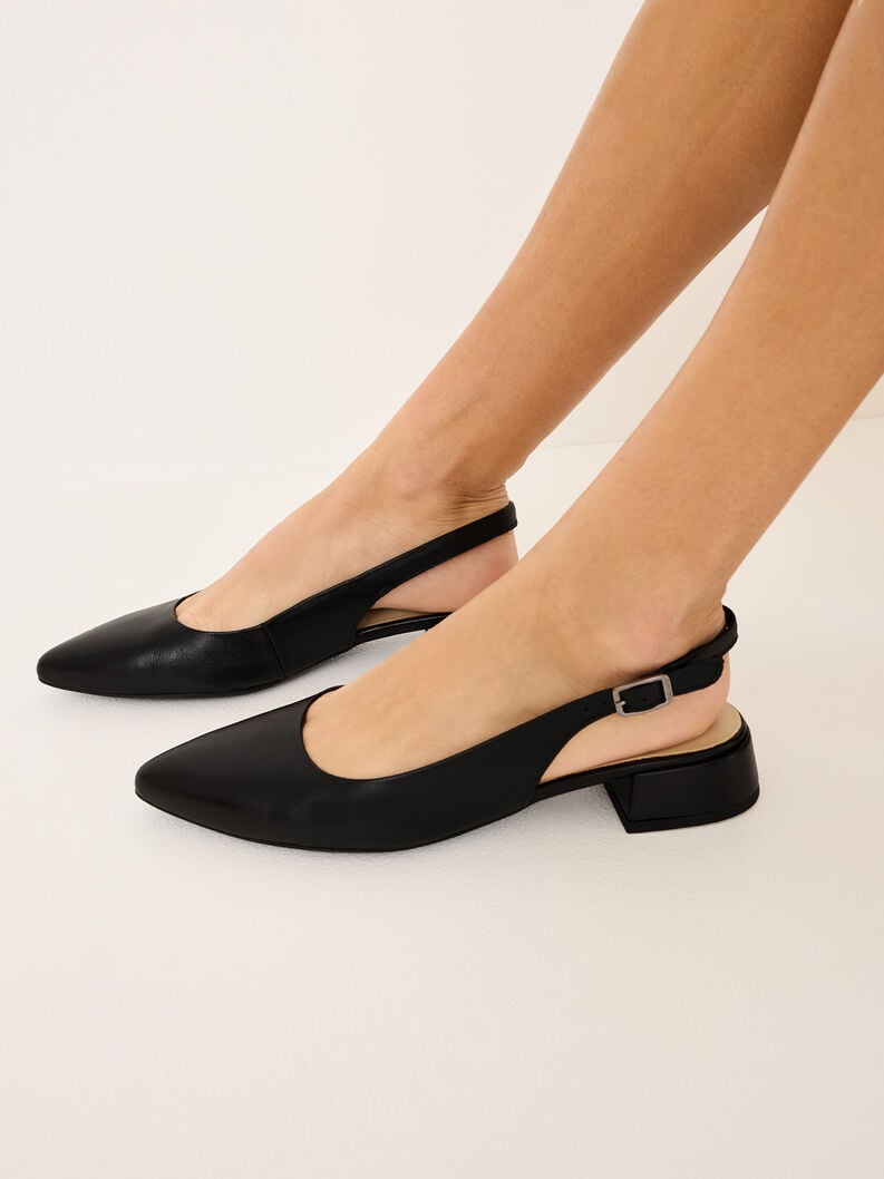 imbracatura di cuoio pompe - nero 1-29401-44-003 compra tamaris sling pompe online