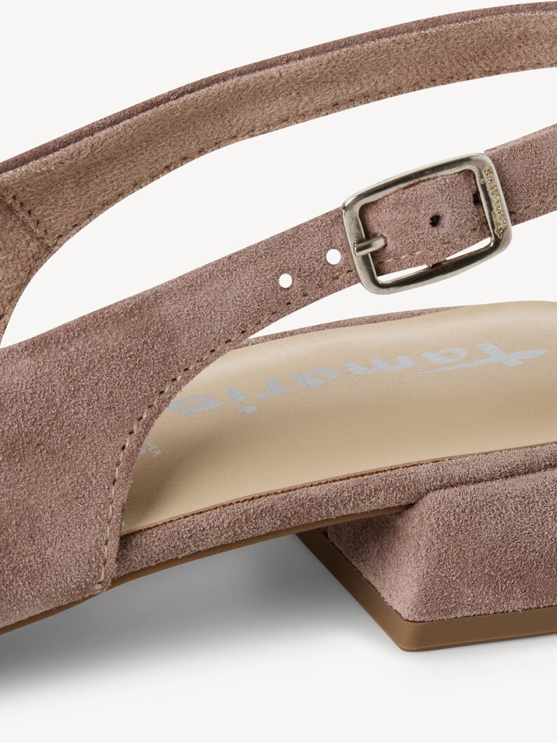 imbracatura di cuoio pompe - beige 1-29401-44-341 compra tamaris sling pompe online