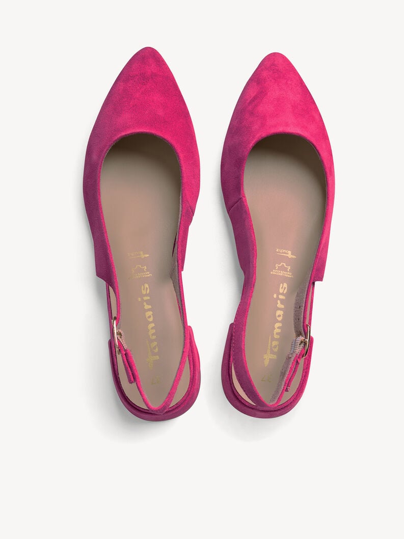 imbracatura di cuoio pompe - rosa 1-29401-44-510 compra tamaris sling pompe online