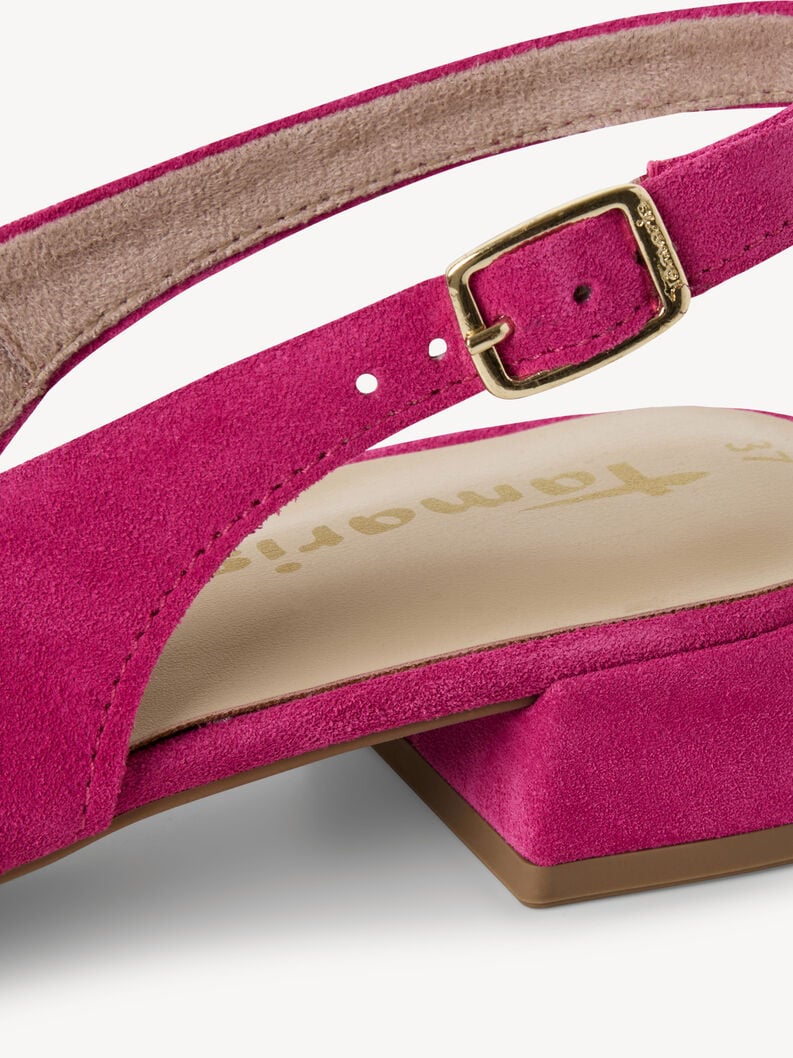 imbracatura di cuoio pompe - rosa 1-29401-44-510 compra tamaris sling pompe online