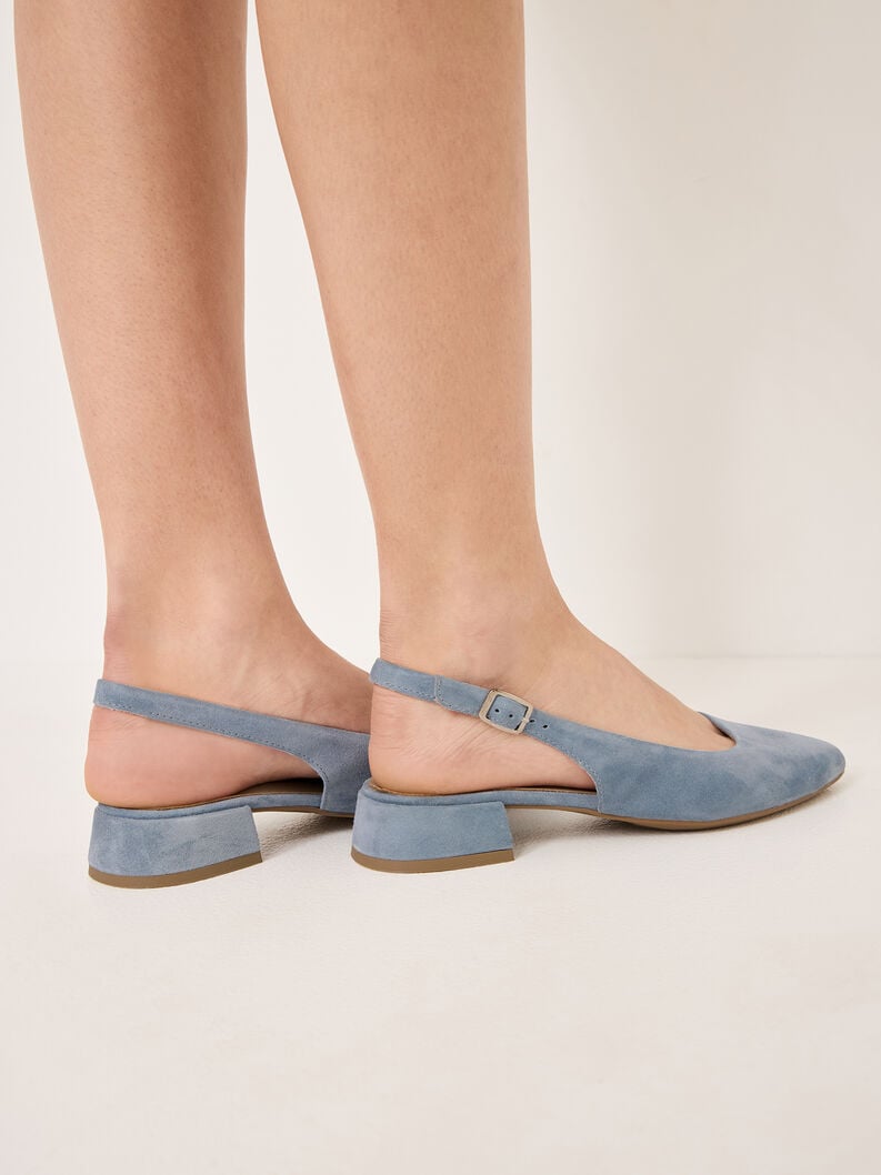 imbracatura di cuoio pompe - blu 1-29401-44-880 compra tamaris sling pompe online
