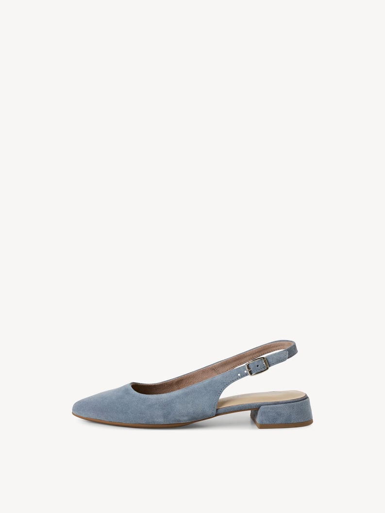 imbracatura di cuoio pompe - blu 1-29401-44-880 compra tamaris sling pompe online