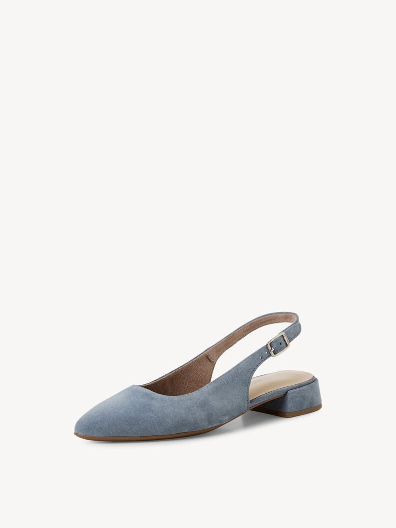 imbracatura di cuoio pompe - blu 1-29401-44-880 compra tamaris sling pompe online