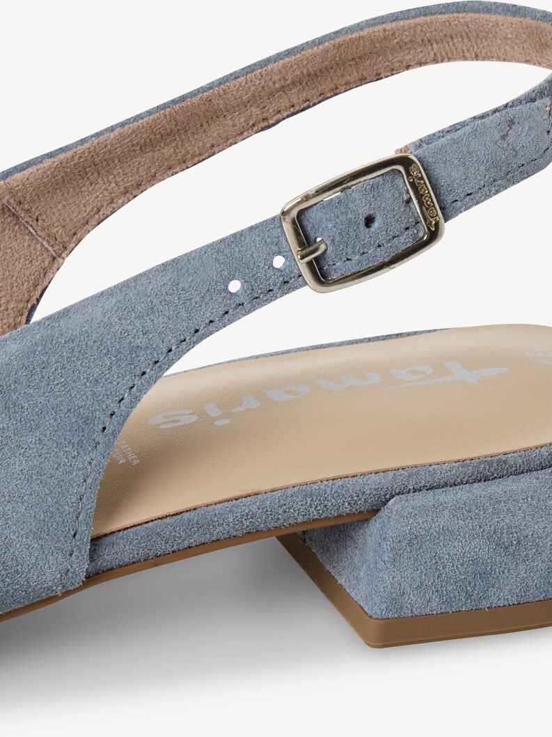 imbracatura di cuoio pompe - blu 1-29401-44-880 compra tamaris sling pompe online