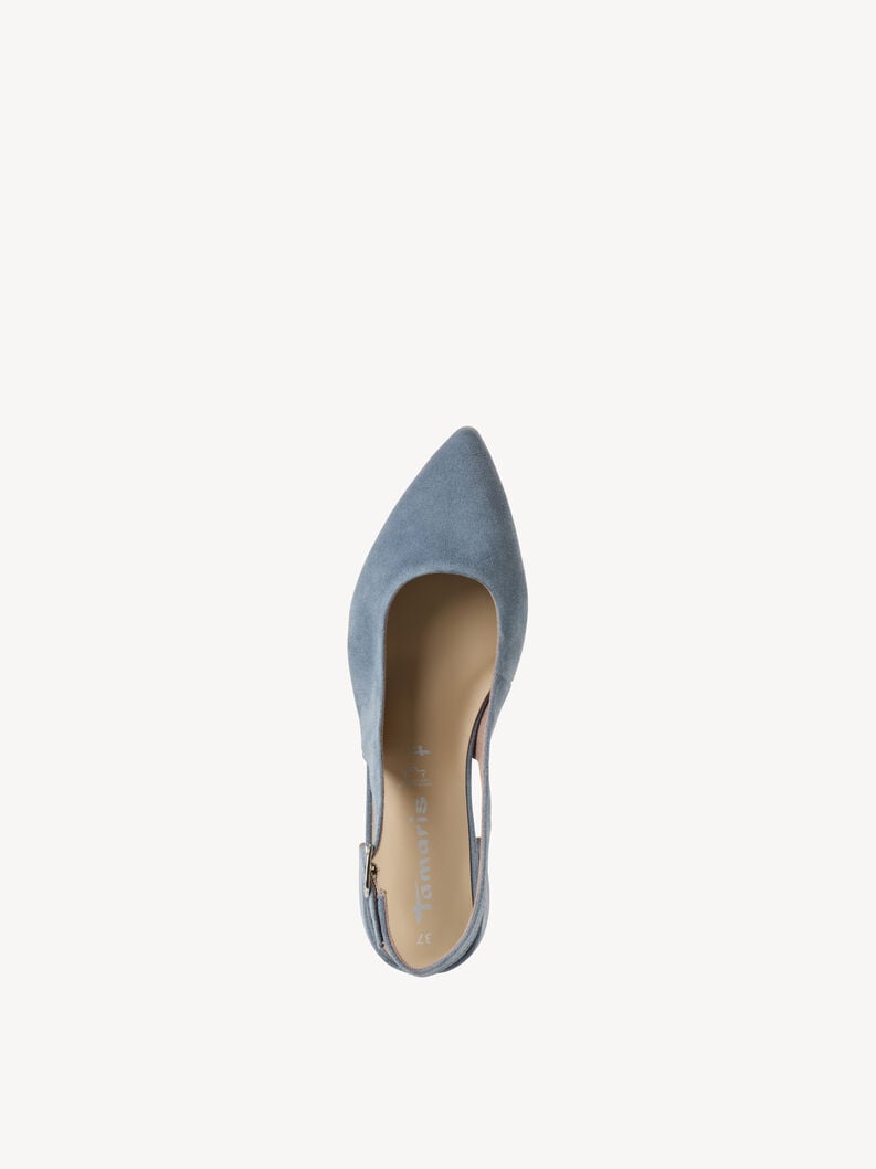imbracatura di cuoio pompe - blu 1-29401-44-880 compra tamaris sling pompe online