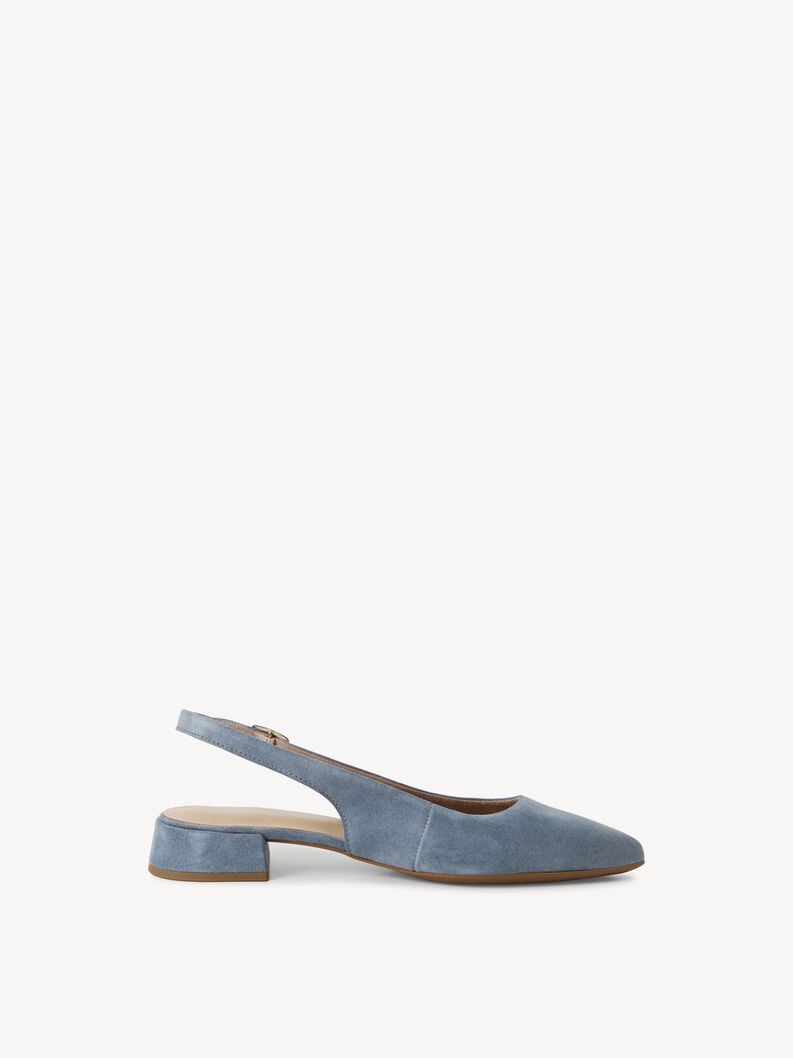 imbracatura di cuoio pompe - blu 1-29401-44-880 compra tamaris sling pompe online
