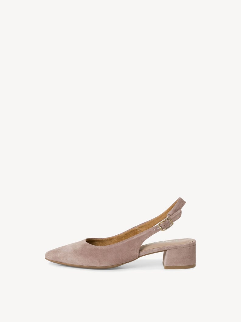 imbracatura di cuoio pompe - beige 1-29500-42-341 compra tamaris sling pompe online