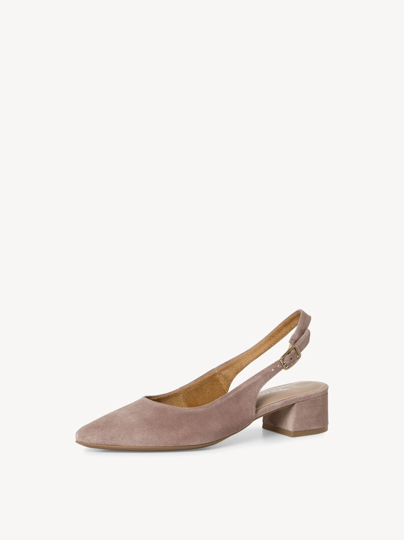 imbracatura di cuoio pompe - beige 1-29500-42-341 compra tamaris sling pompe online