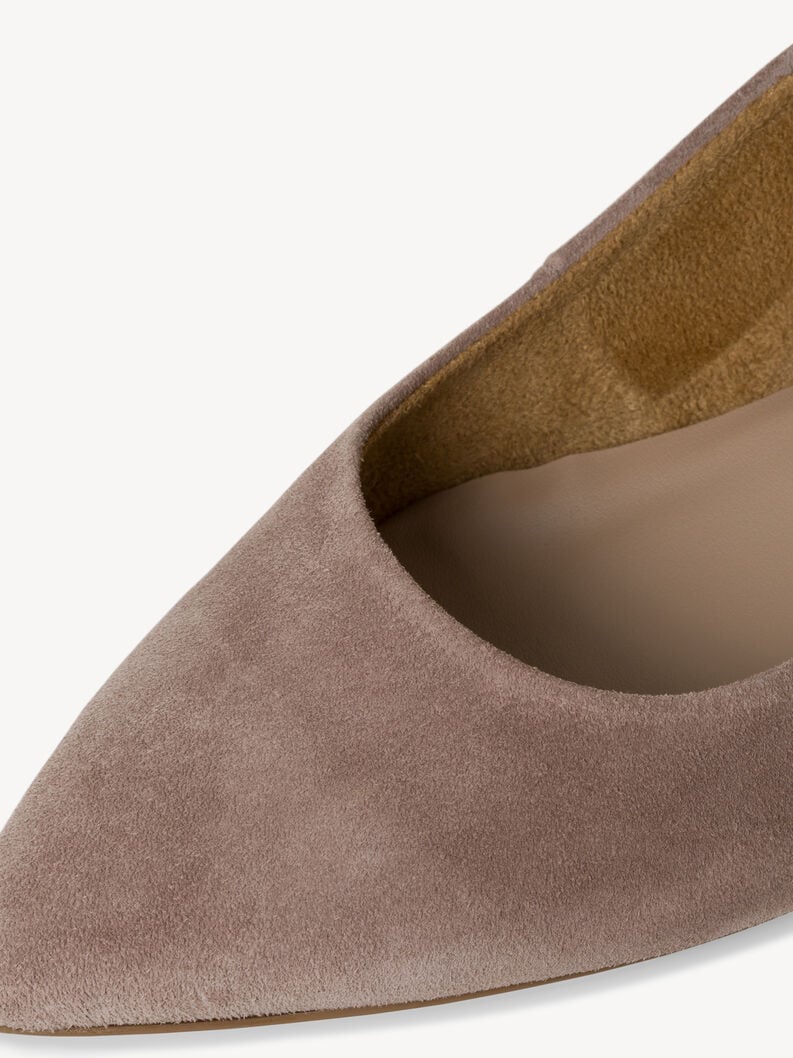 imbracatura di cuoio pompe - beige 1-29500-42-341 compra tamaris sling pompe online