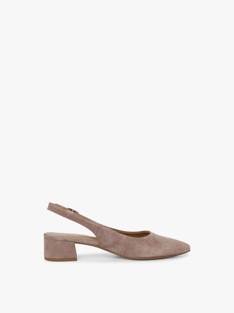 imbracatura di cuoio pompe - beige 1-29500-42-341 compra tamaris sling pompe online