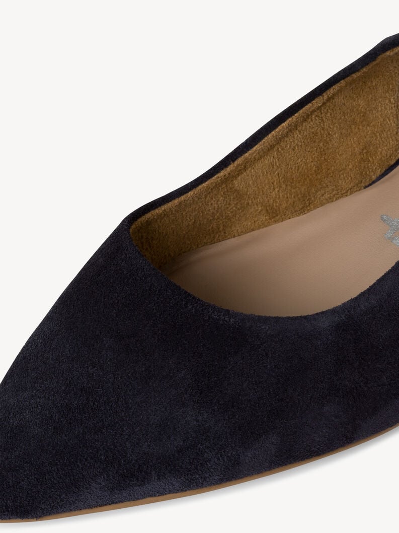 imbracatura di cuoio pompe - blu 1-29500-42-805 compra tamaris sling pompe online