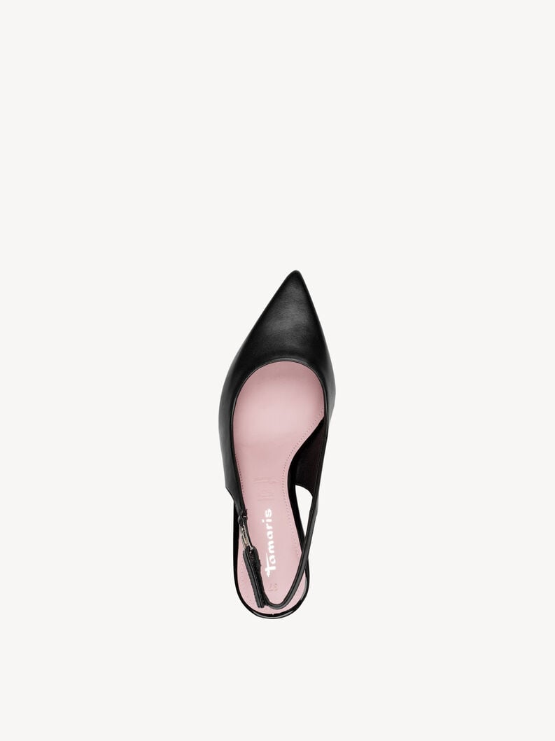 imbracatura di cuoio pompe - nero 1-29624-46-003 compra tamaris sling pompe online