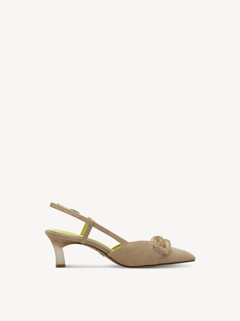 imbracatura di cuoio pompe - beige 1-29635-44-445 compra tamaris sling pompe online