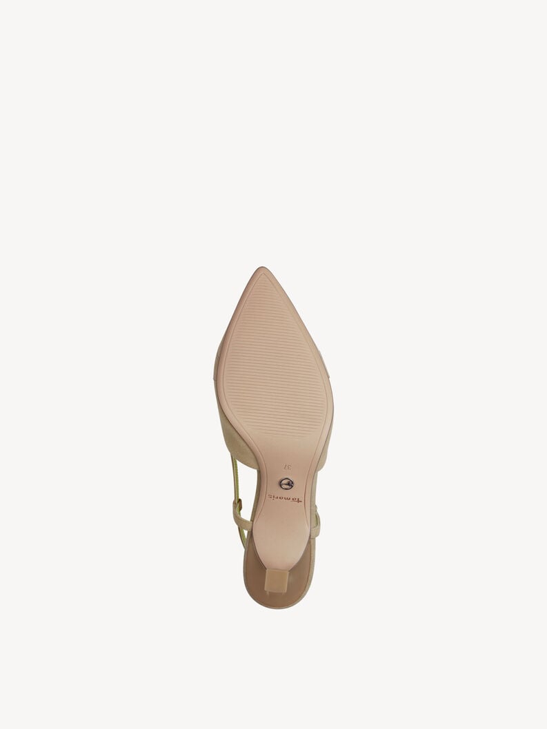 imbracatura di cuoio pompe - beige 1-29635-44-445 compra tamaris sling pompe online