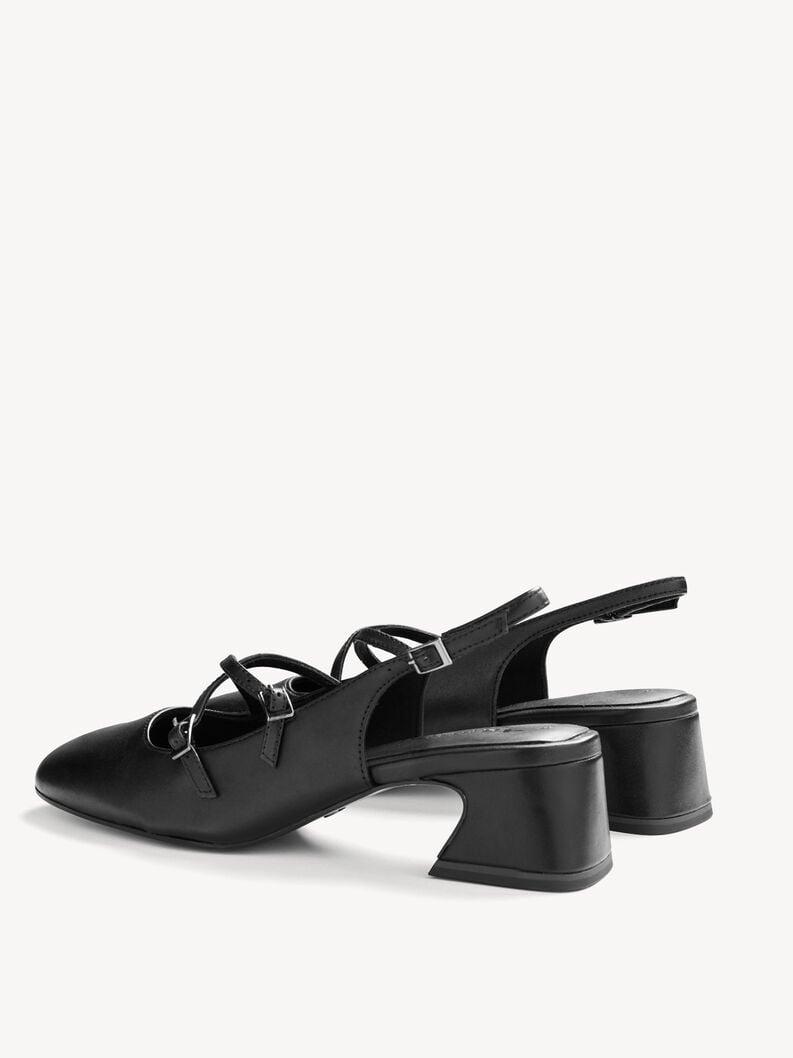 imbracatura di cuoio pompe - nero 1-29662-45-003 compra tamaris sling pompe online