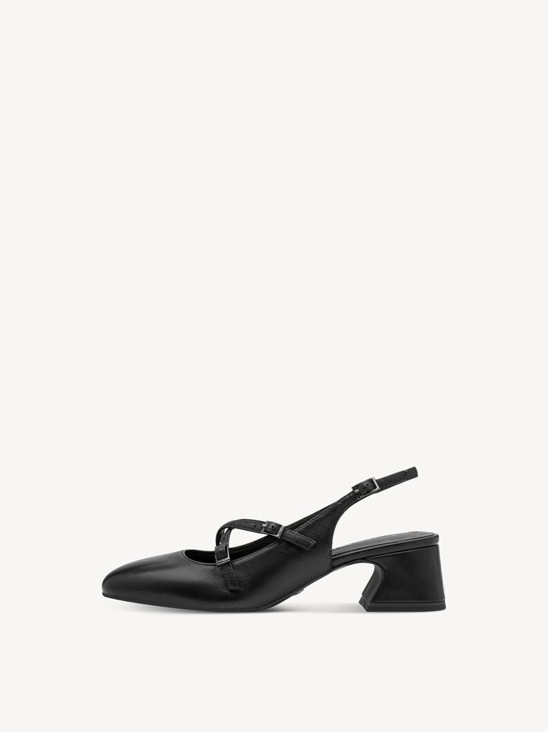 imbracatura di cuoio pompe - nero 1-29662-45-003 compra tamaris sling pompe online
