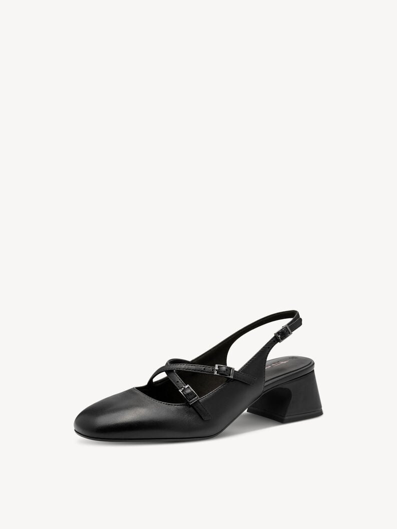 imbracatura di cuoio pompe - nero 1-29662-45-003 compra tamaris sling pompe online