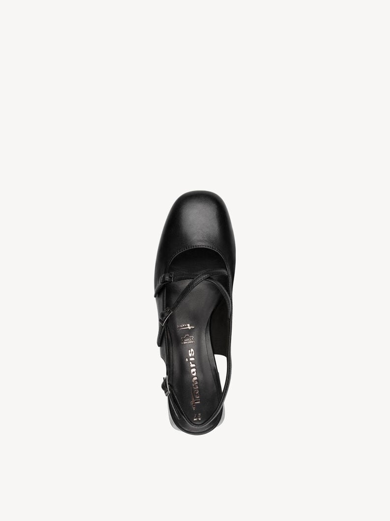 imbracatura di cuoio pompe - nero 1-29662-45-003 compra tamaris sling pompe online