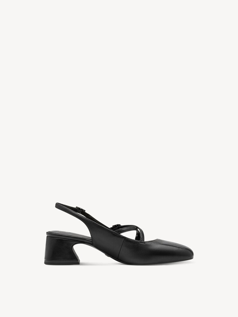 imbracatura di cuoio pompe - nero 1-29662-45-003 compra tamaris sling pompe online
