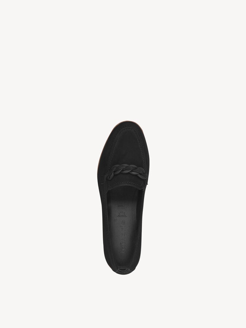 cuoio di pattino - nero 1-24200-42-001 compra tamaris scarpe basse pantofole online