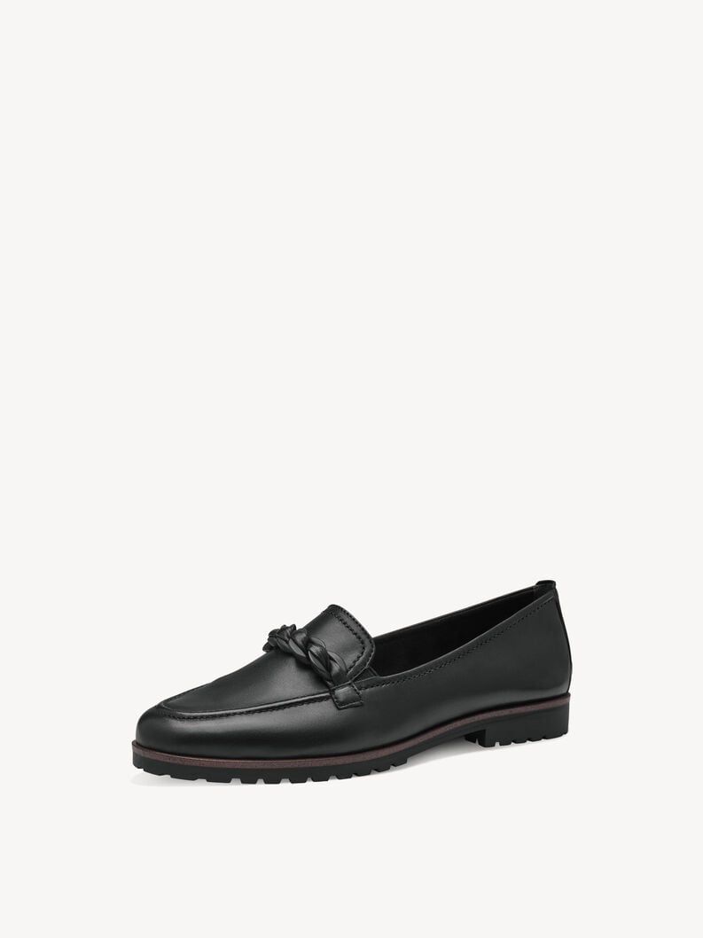 cuoio di pattino - nero 1-24200-42-003 compra tamaris scarpe basse pantofole online