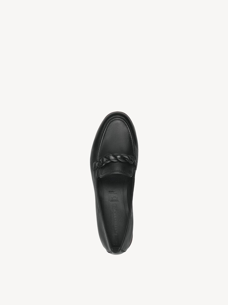 cuoio di pattino - nero 1-24200-42-003 compra tamaris scarpe basse pantofole online