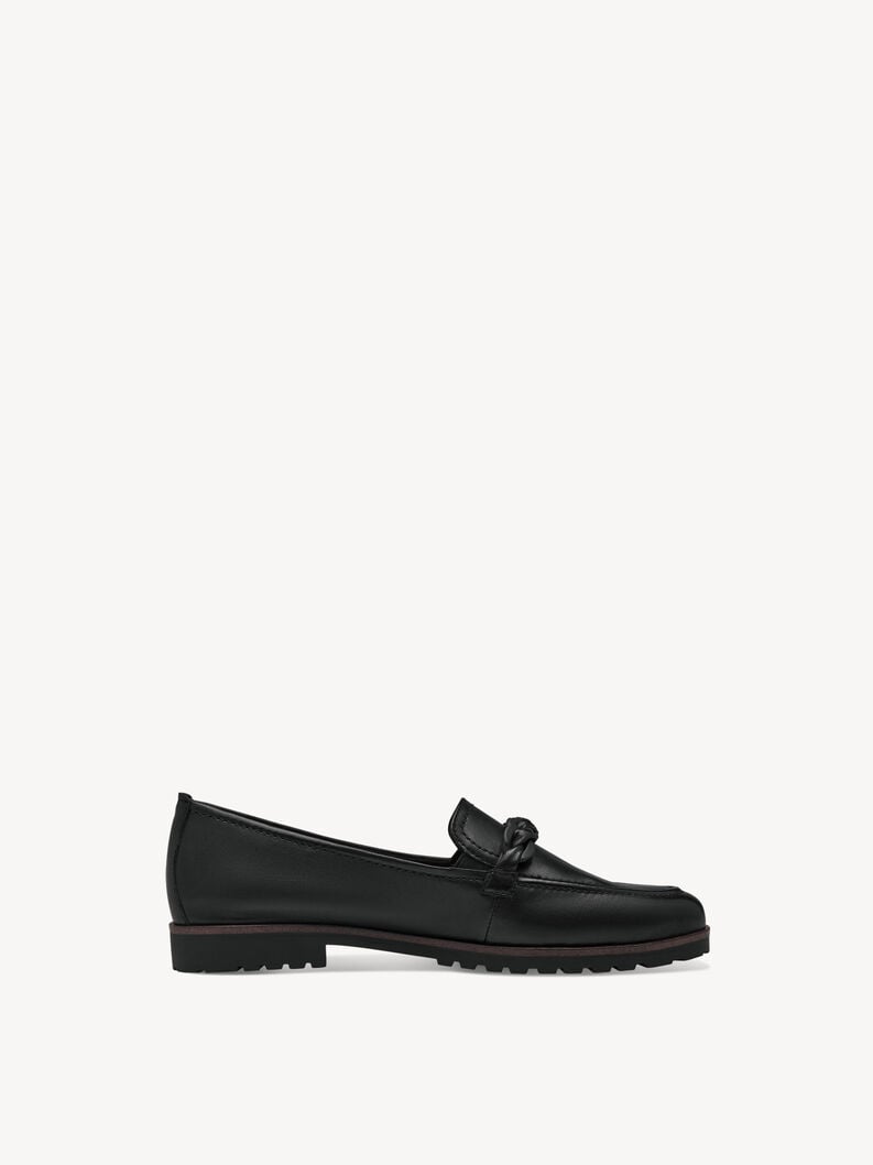 cuoio di pattino - nero 1-24200-42-003 compra tamaris scarpe basse pantofole online