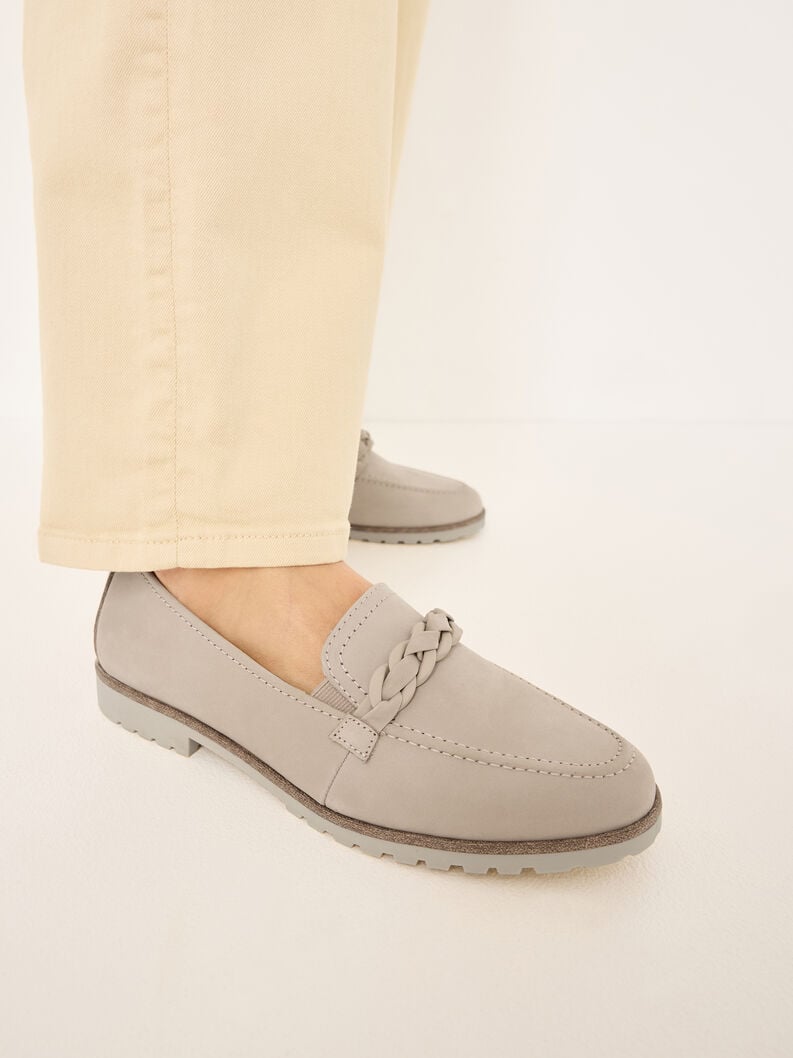 cuoio di pattino - beige 1-24200-42-341 compra tamaris scarpe basse pantofole online
