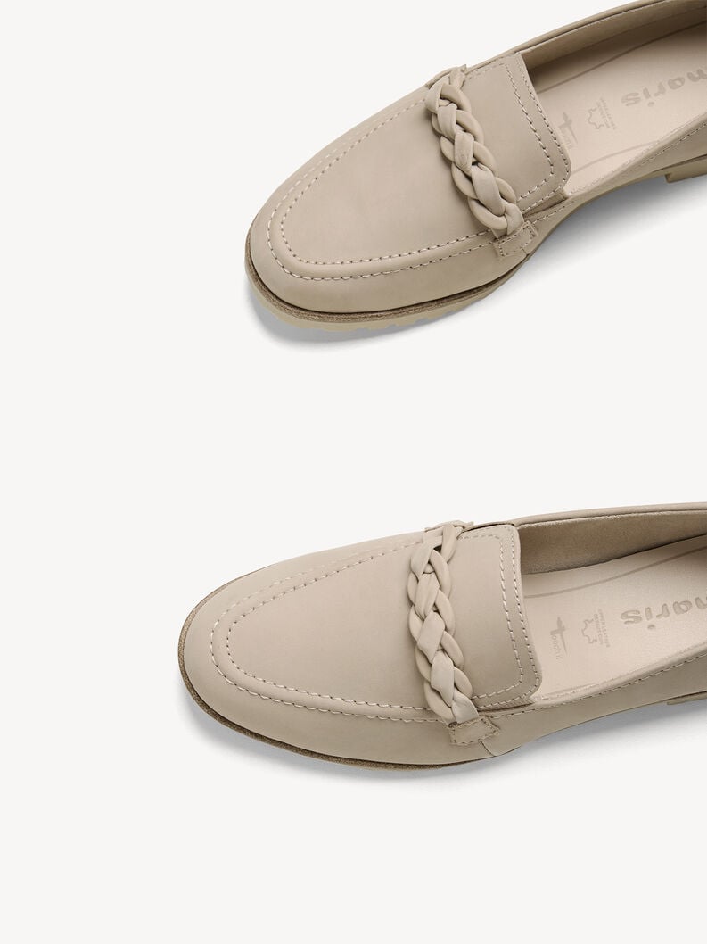cuoio di pattino - beige 1-24200-42-341 compra tamaris scarpe basse pantofole online
