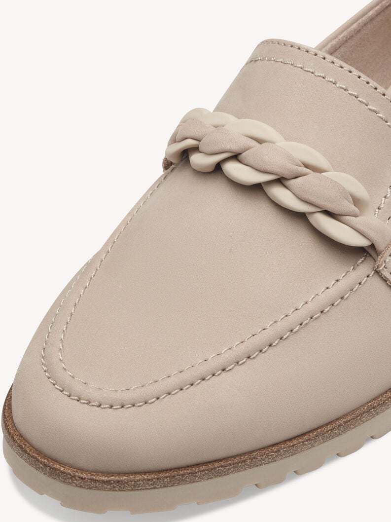 cuoio di pattino - beige 1-24200-42-341 compra tamaris scarpe basse pantofole online