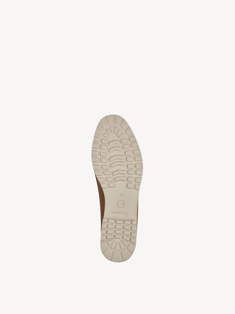 cuoio di pattino - marrone 1-24200-42-348 compra tamaris scarpe basse pantofole online