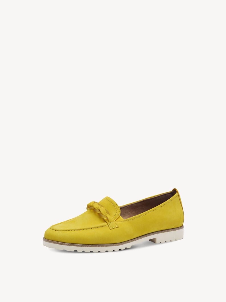 cuoio di pattino giallo 1-24200-42-600 compra tamaris scarpe basse pantofole online