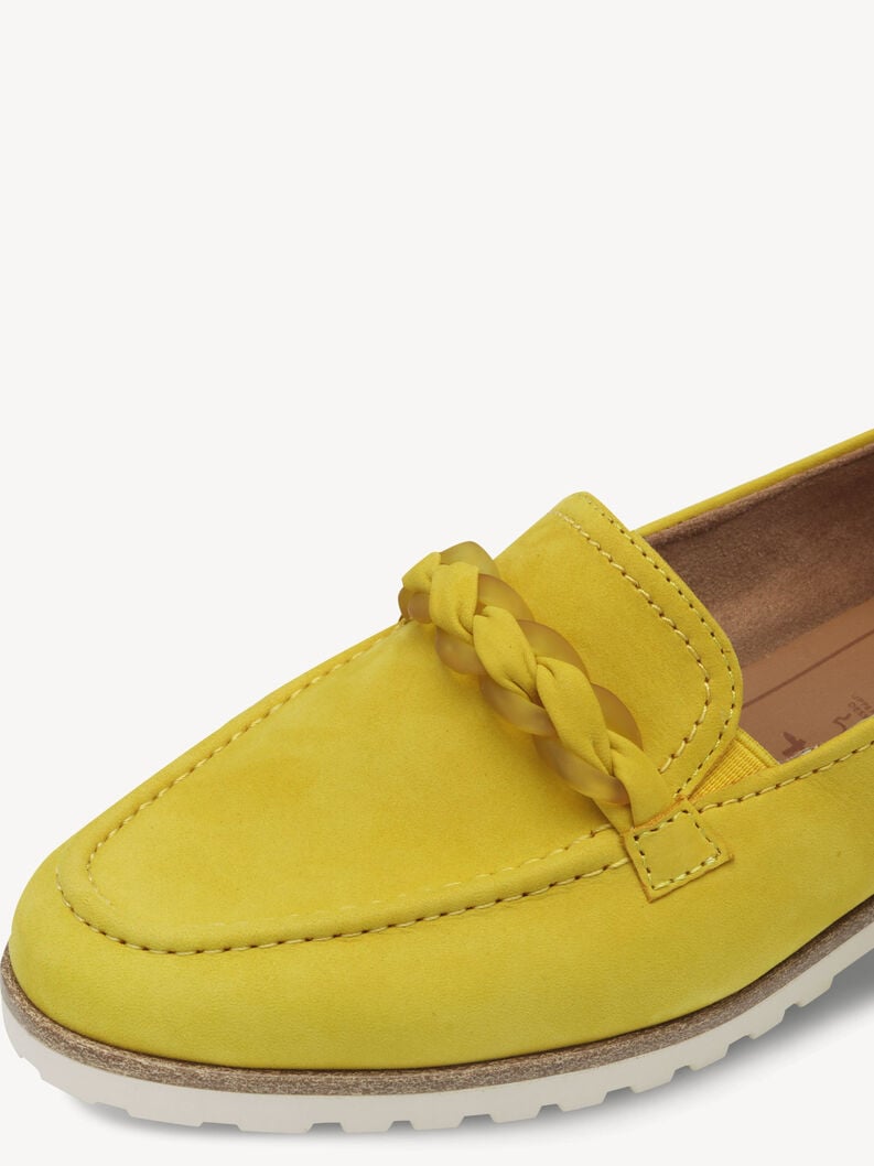 cuoio di pattino giallo 1-24200-42-600 compra tamaris scarpe basse pantofole online