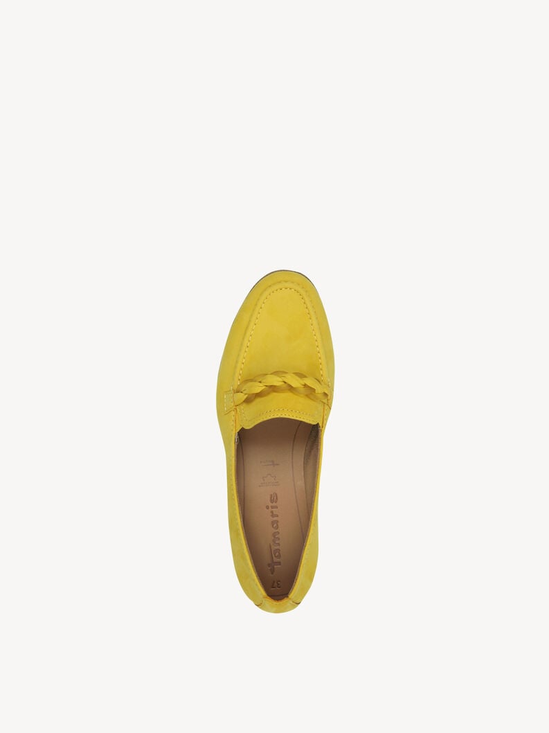 cuoio di pattino giallo 1-24200-42-600 compra tamaris scarpe basse pantofole online