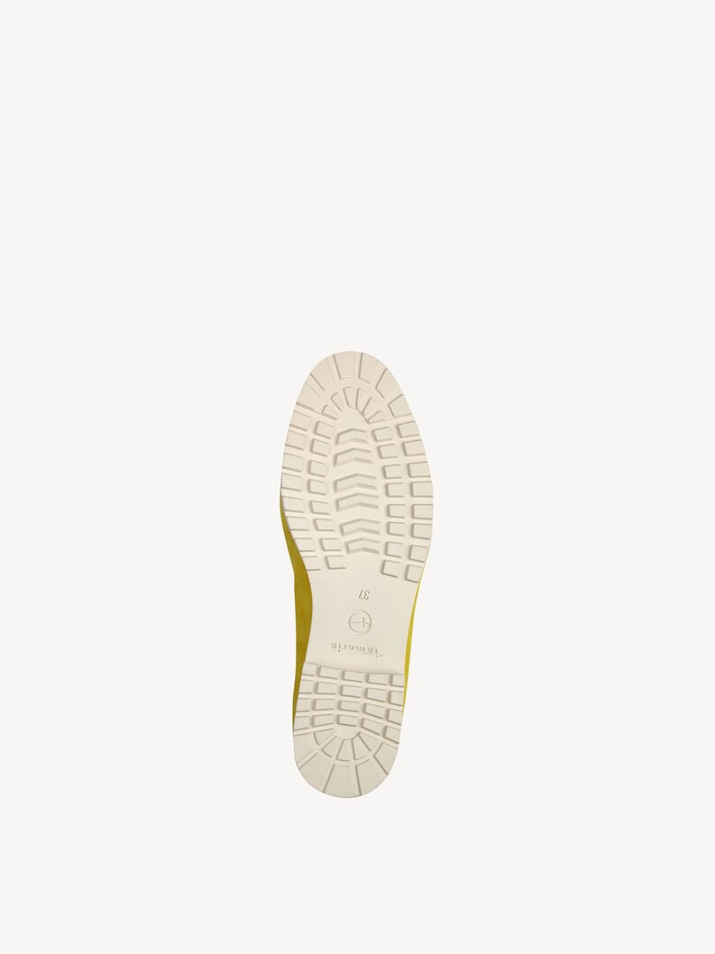 cuoio di pattino giallo 1-24200-42-600 compra tamaris scarpe basse pantofole online