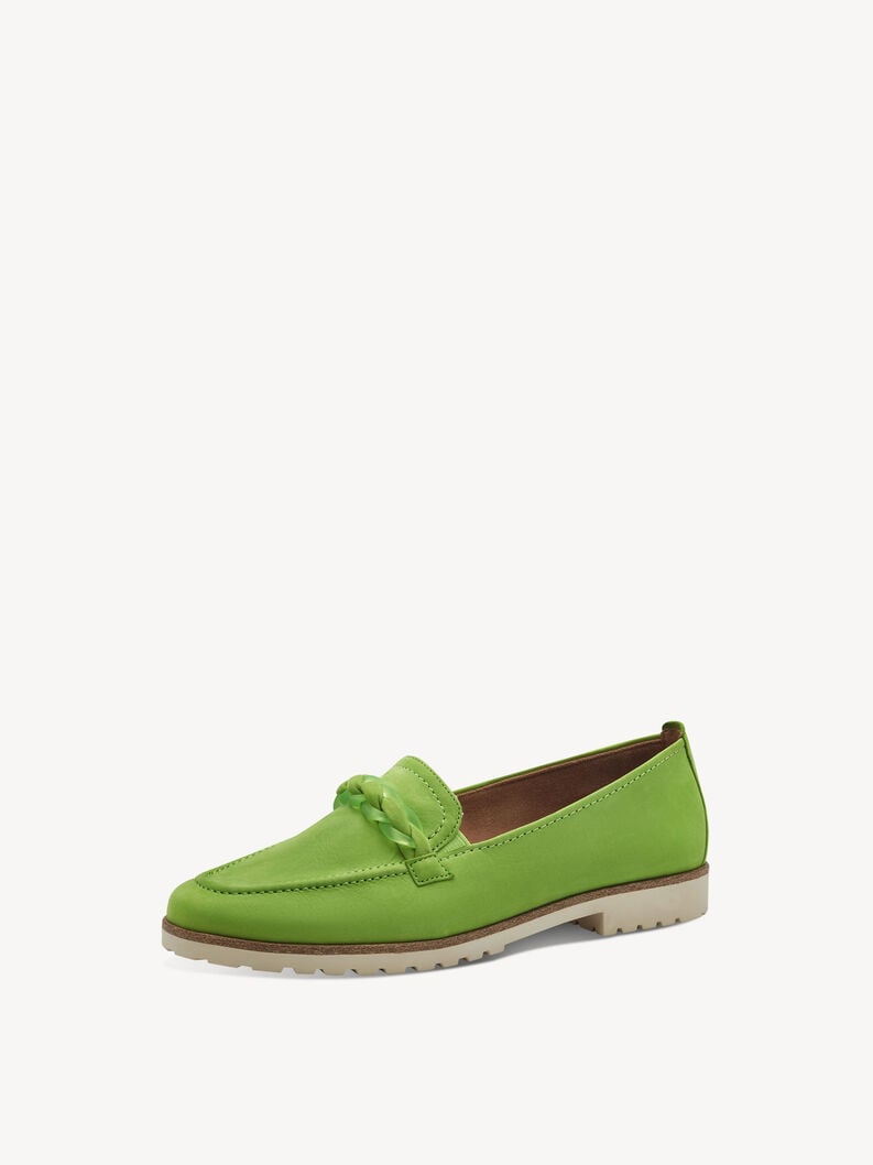 cuoio di pattino - verde 1-24200-42-718 compra tamaris scarpe basse pantofole online
