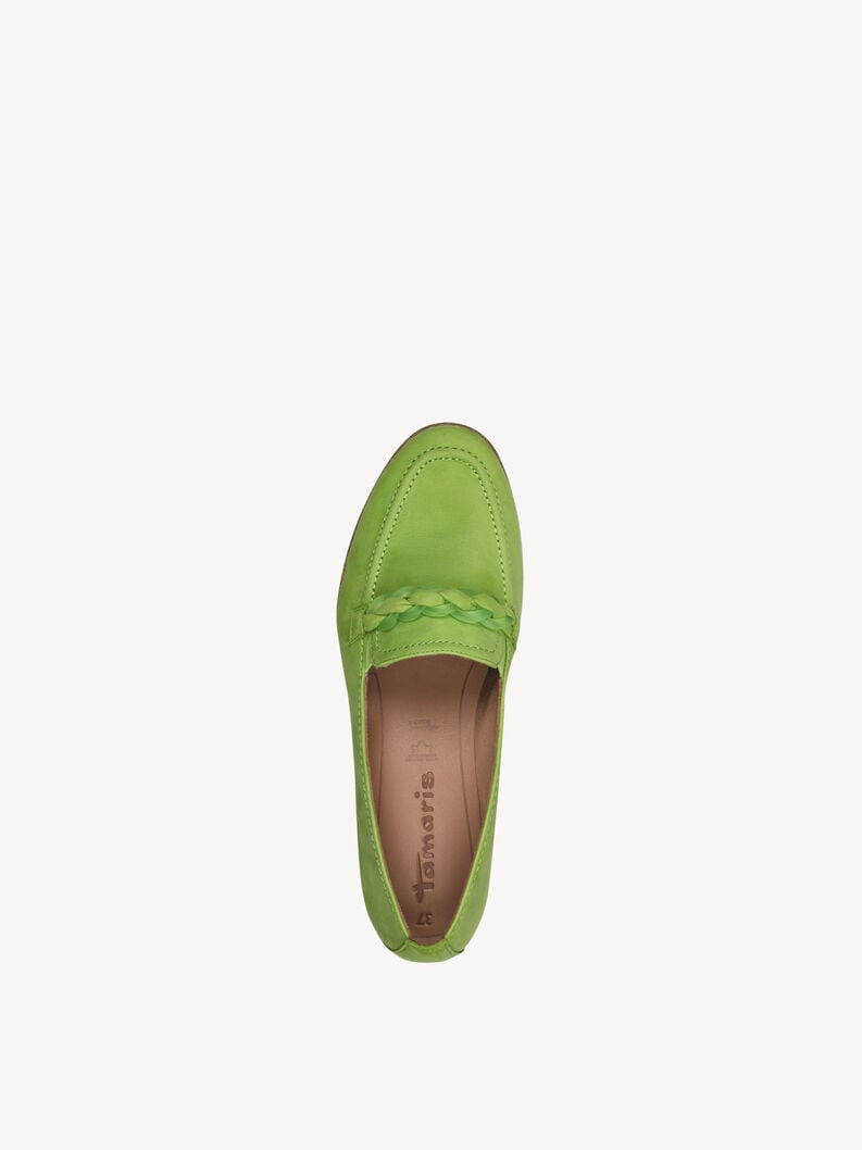 cuoio di pattino - verde 1-24200-42-718 compra tamaris scarpe basse pantofole online