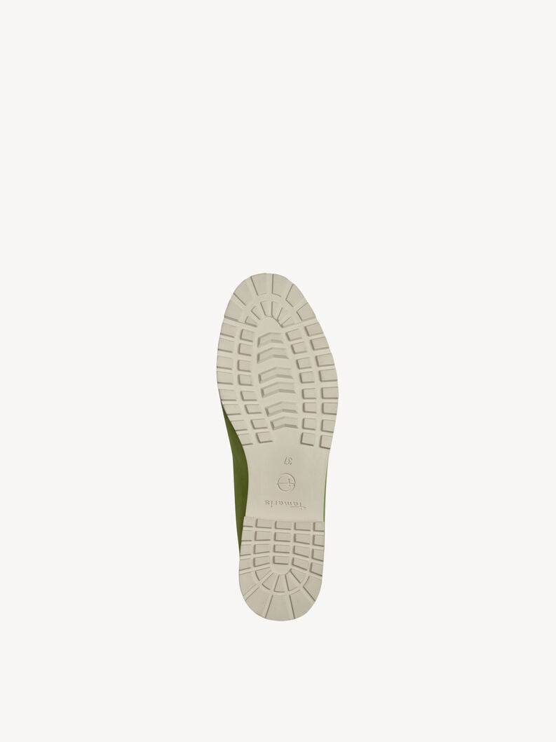 cuoio di pattino - verde 1-24200-42-718 compra tamaris scarpe basse pantofole online