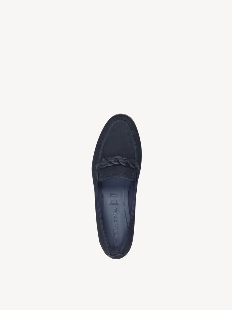 cuoio di pattino - blu 1-24200-42-805 compra tamaris scarpe basse pantofole online