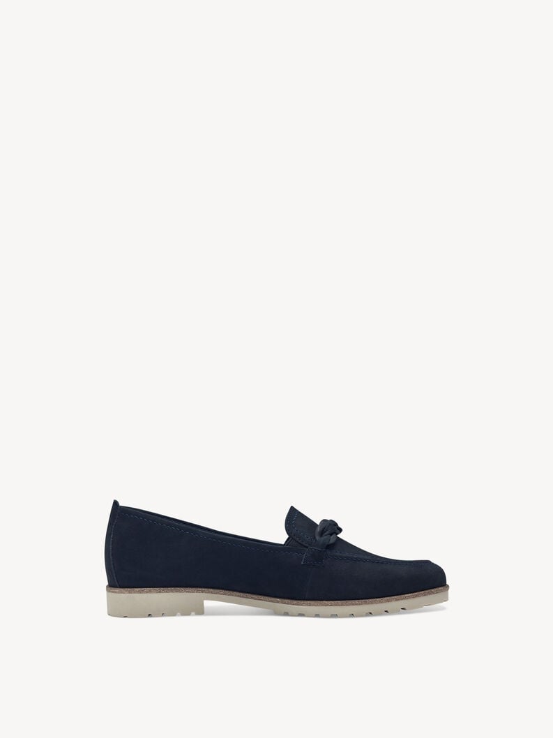 cuoio di pattino - blu 1-24200-42-805 compra tamaris scarpe basse pantofole online