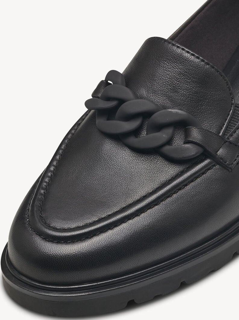 cuoio di pattino - nero 1-24201-41-003 compra tamaris scarpe basse pantofole online